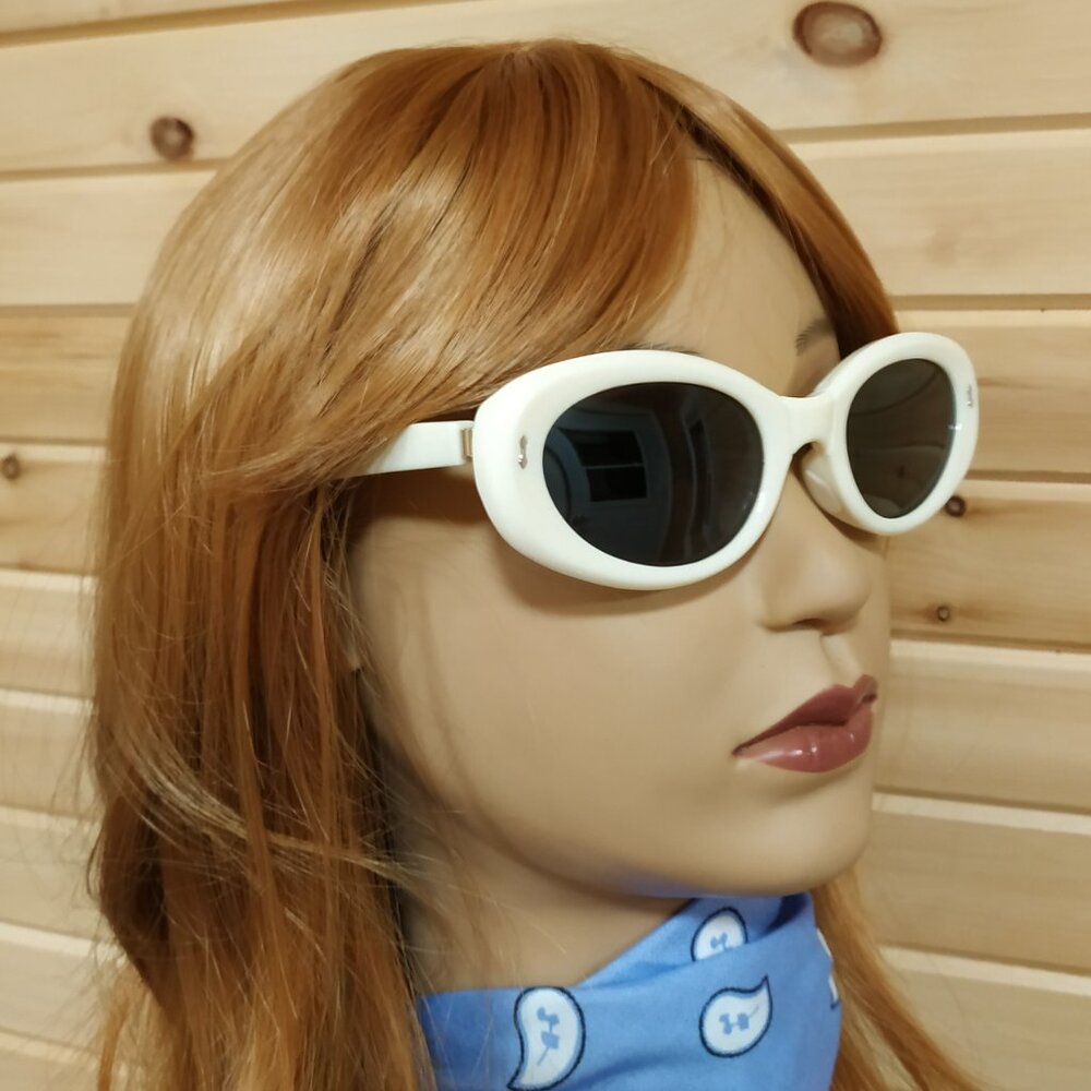 Folding Polarized Oval Sunglasses